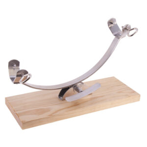 JAMONERO INOX BASCULANTE BASE MADERA F.CORTES